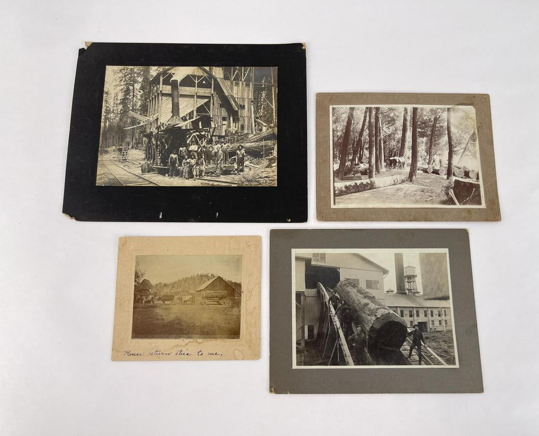 Group of Antique Oregon Logging Photos: Very nice grouping.