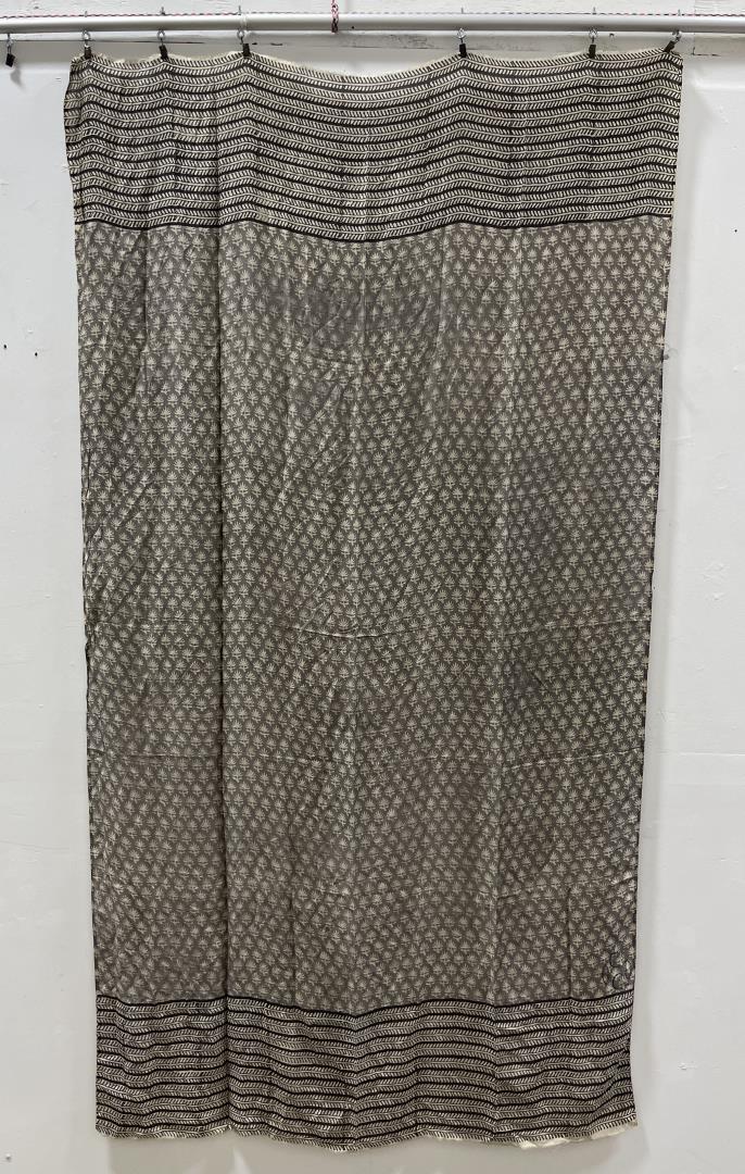 Antique Silk Ikat Thailand Cambodia: 40 1/2" by 77".