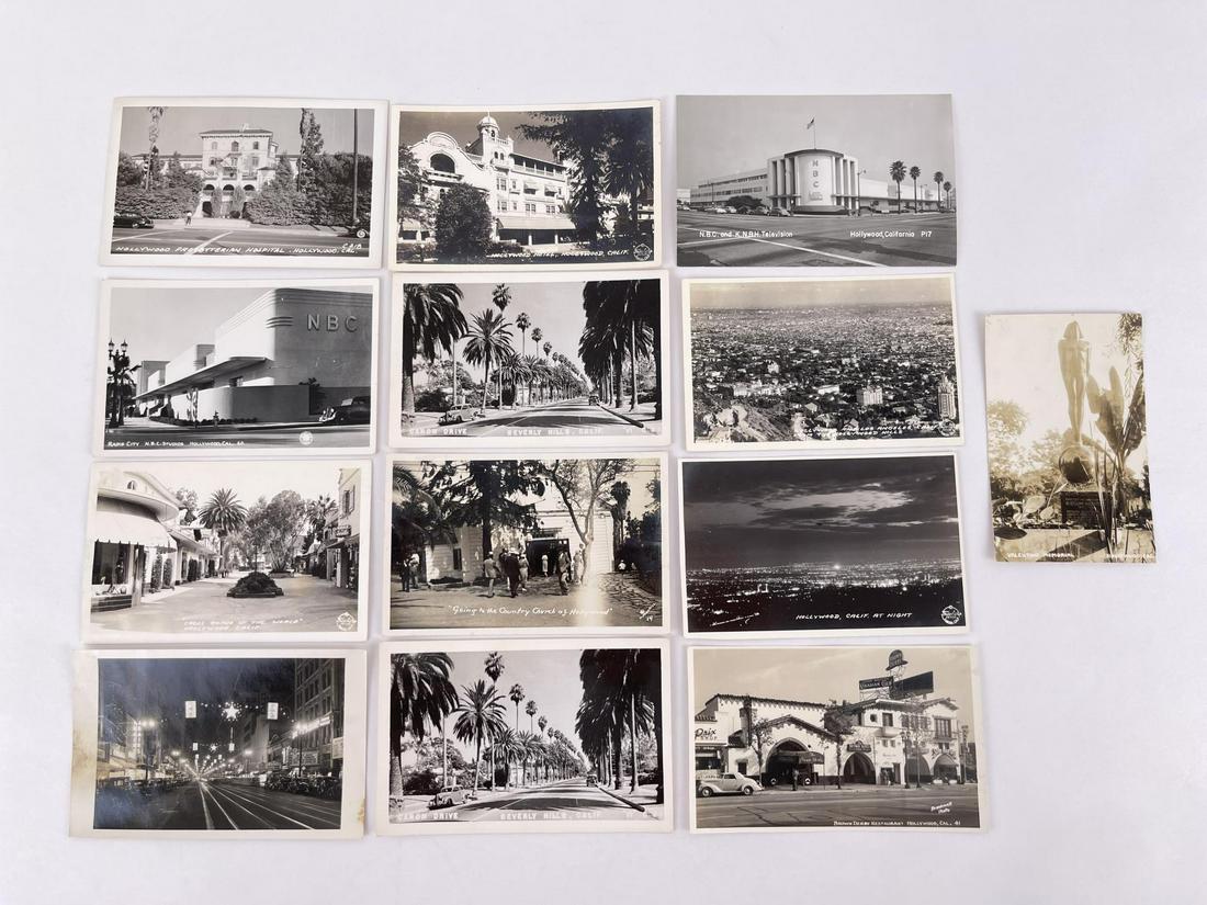 Antique Hollywood California RPPC Postcards (1 of 7)