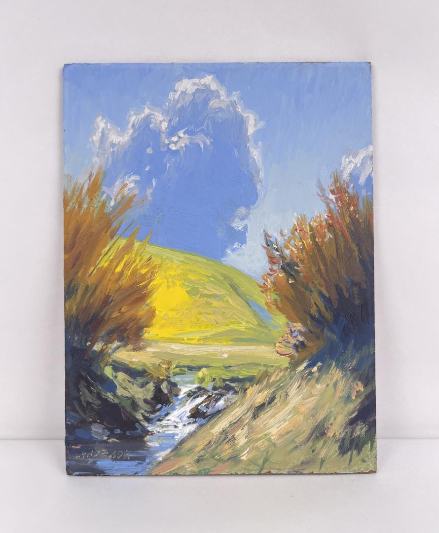 Taylor Lynde Montana Oil Painting (1 of 4)