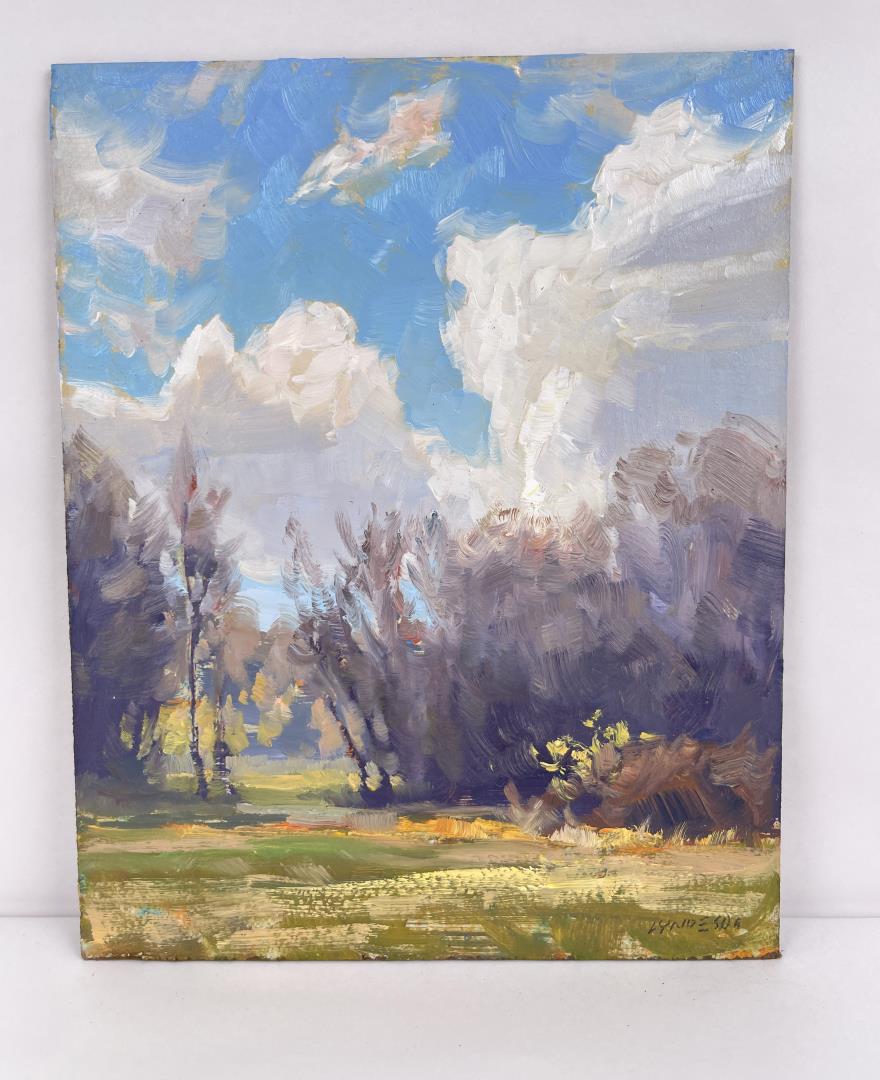 Taylor Lynde Montana Oil Painting (1 of 4)