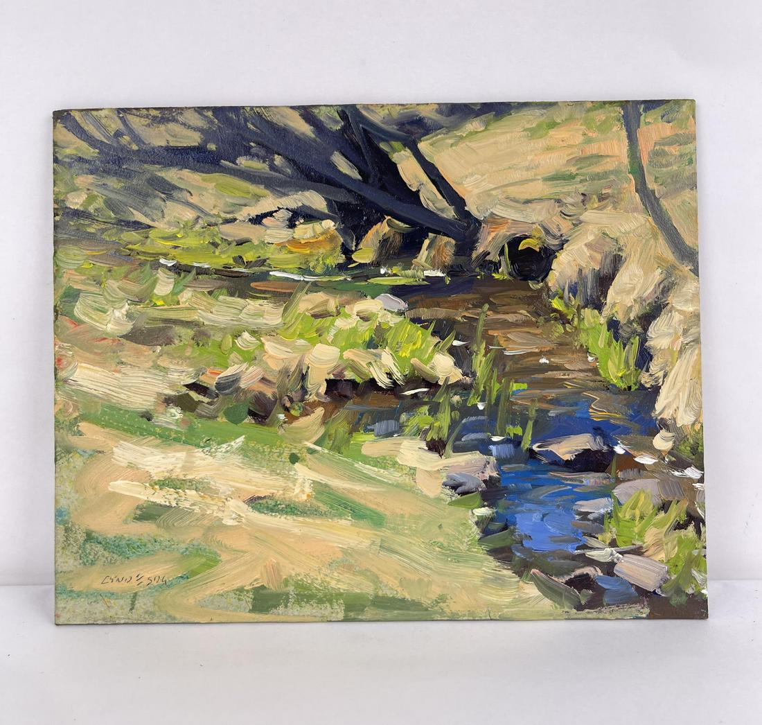 Taylor Lynde Montana Oil Painting (1 of 4)