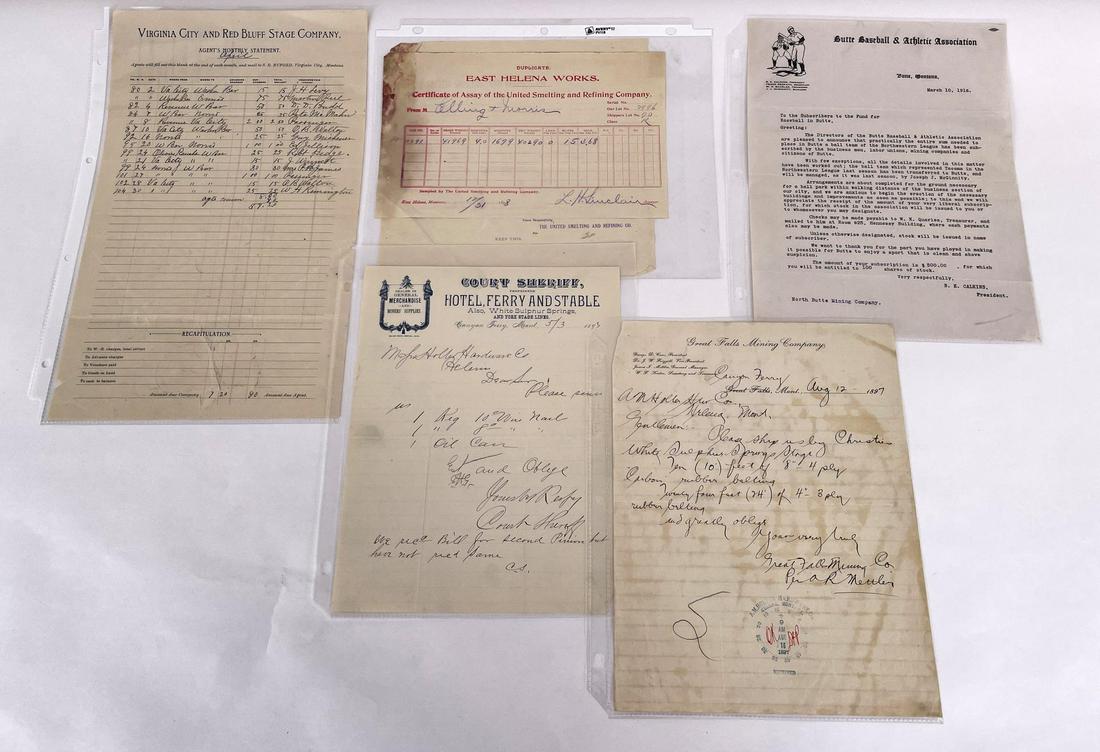 Collection of Antique Montana Paperwork (1 of 3)