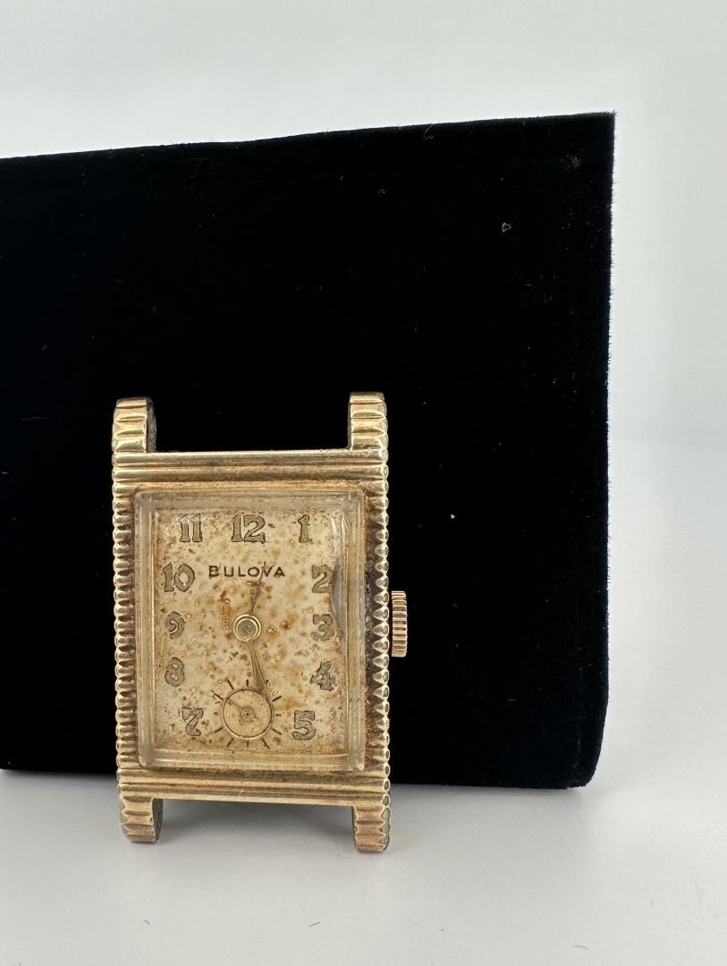 Bulova Academy Award 7aa Watch: Running. Gold Filled Case.