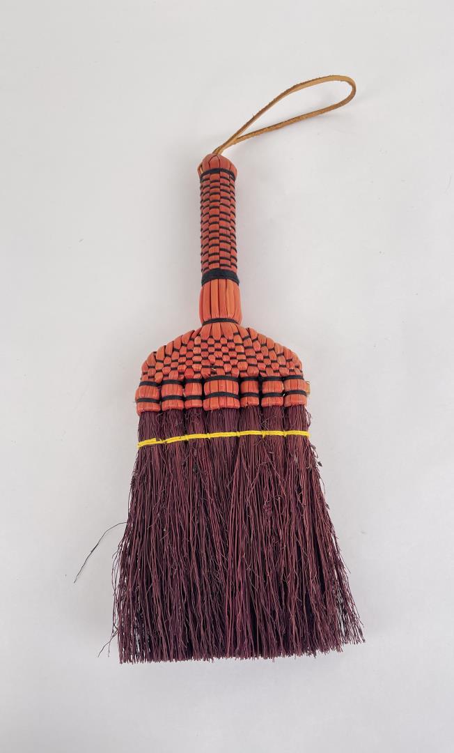 Indigenous Woven Brush: 13 1/2" long, 5 5/8" wide. Allard Auction Collection Inv: NO TAG
