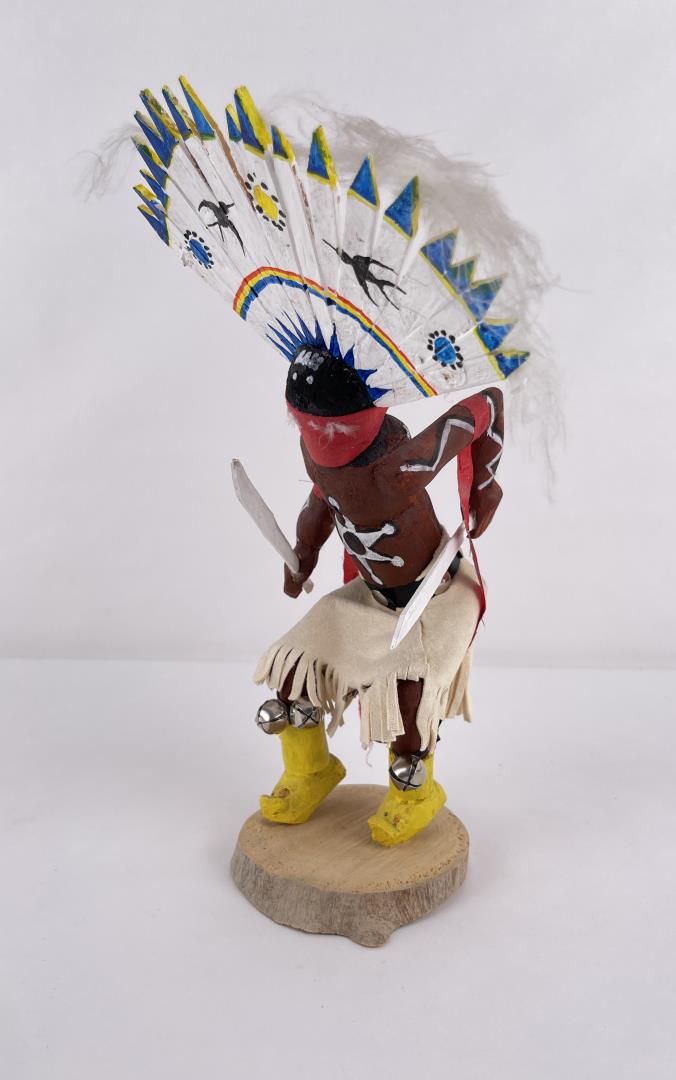 Cain Hastings Hopi Indian Kachina Doll: 12 1/8" tall. Sold as-is. Allard Auction Collection Inv: ELH 31380