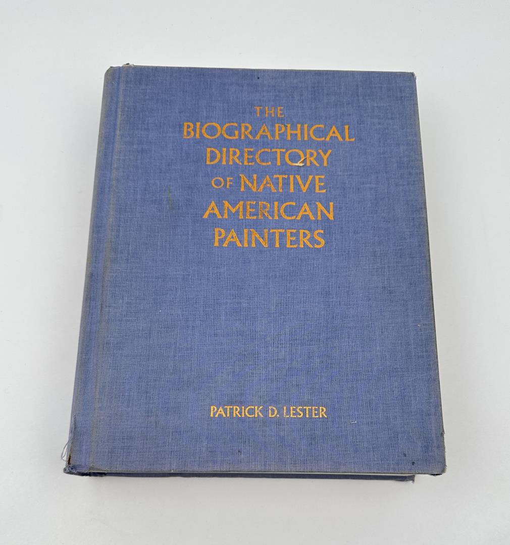 Biographical Directory Native American Painters: Patrick D Lester. 1995 Allard Auction Collection Inv: NO TAGJ