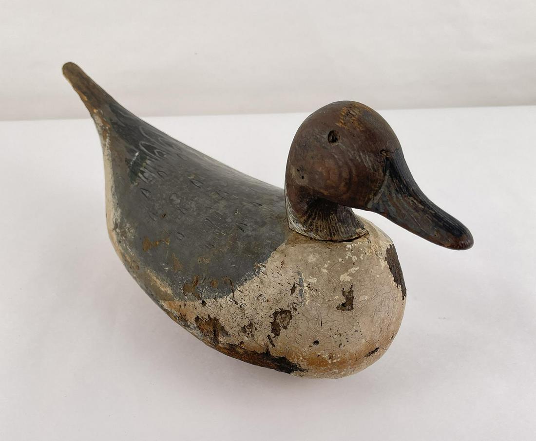 Antique Pintail Wood Duck Decoy Auction