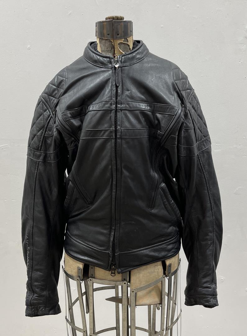 Harley Davidson Leather Motorcycle Jacket: Size Small.