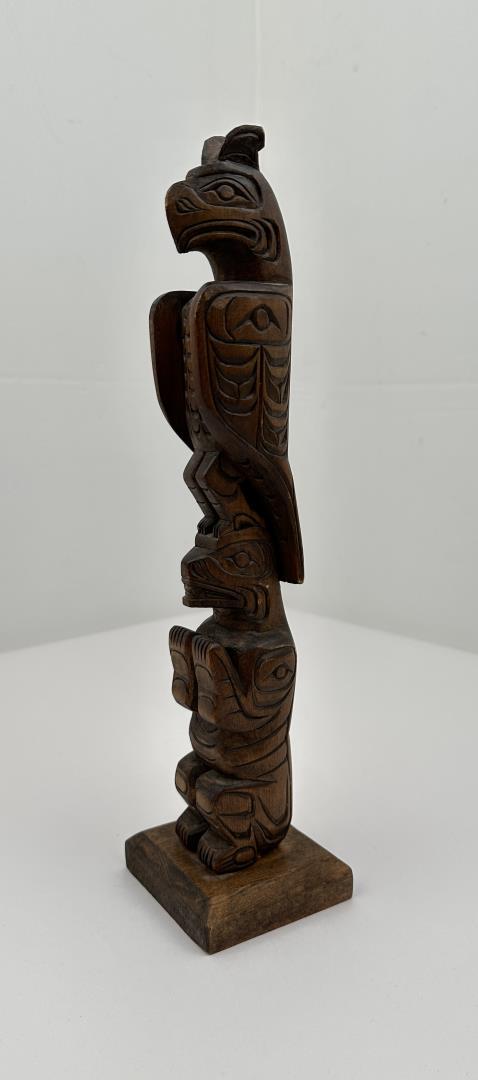 Basil James Gilford Haida Indian Wood Totem Pole (1 of 6)