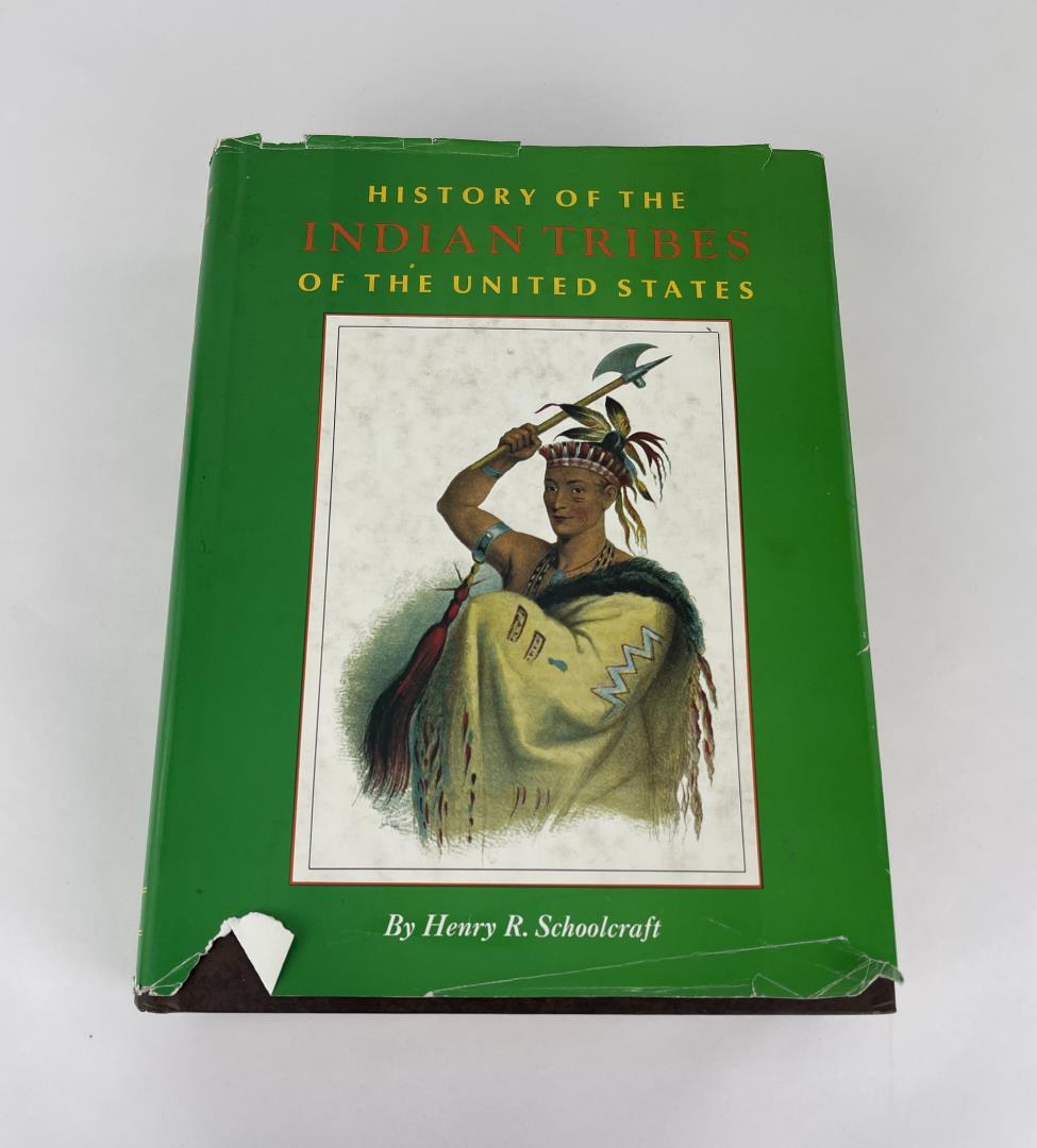 History of the Indian Tribes of The United States: Henry Rowe Schoolcraft, 1857 reprint. Allard Auction Collection Inv: NO TAG