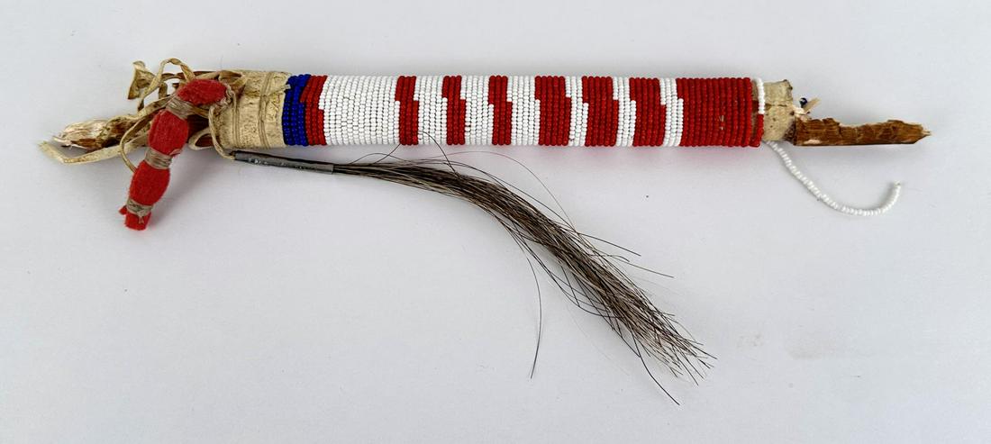Plains Indian Beaded Handle (1 of 4)