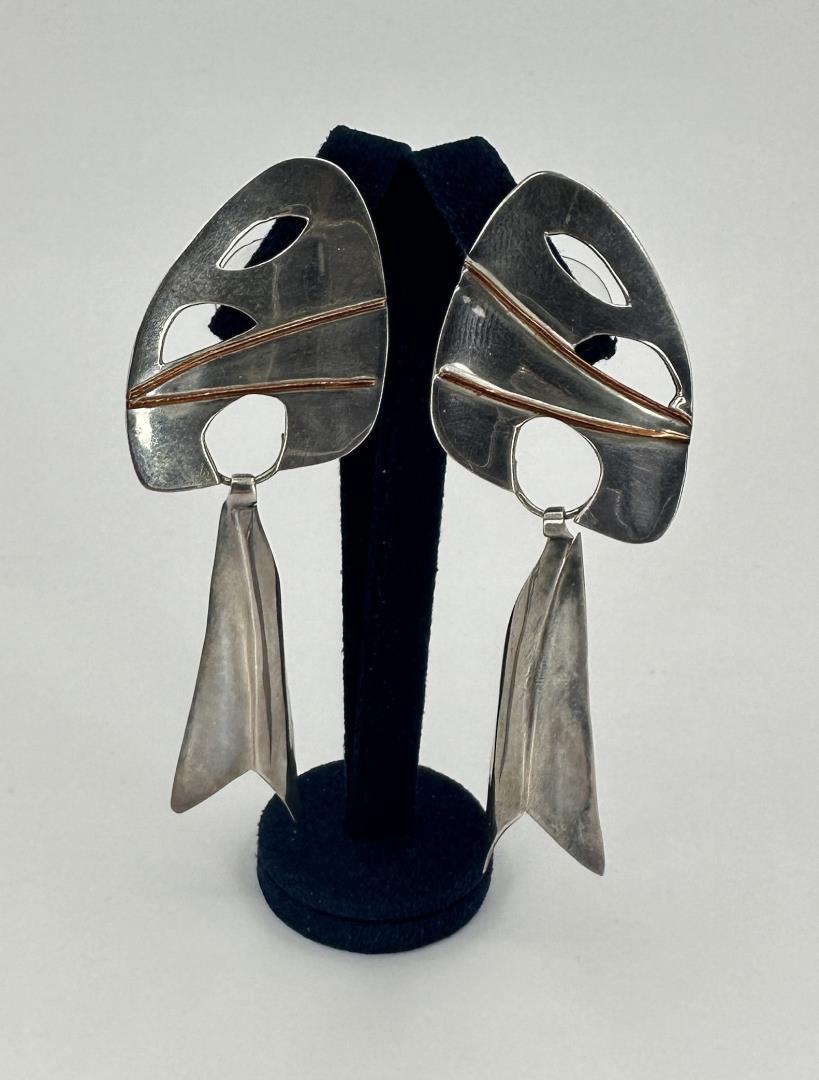 Rissa Taxco Mexico Sterling Silver Earrings (1 of 4)