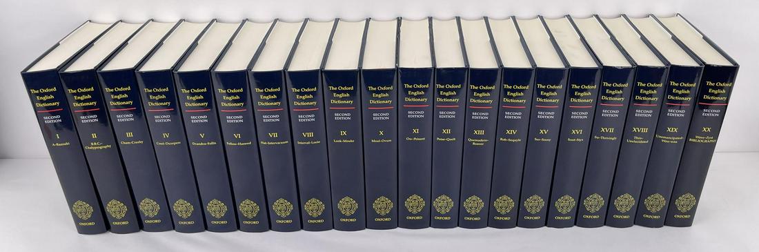 The Oxford English Dictionary Second Edition (1 of 12)
