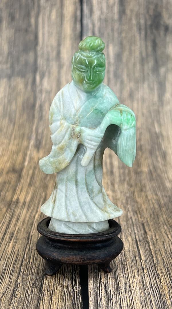 Antique Chinese Jade Immortal Figure (1 of 4)