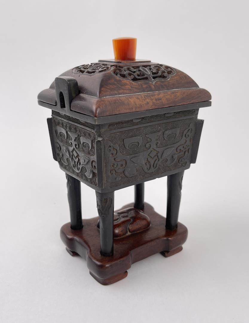 Antique Chinese Bronze Censor (1 of 7)