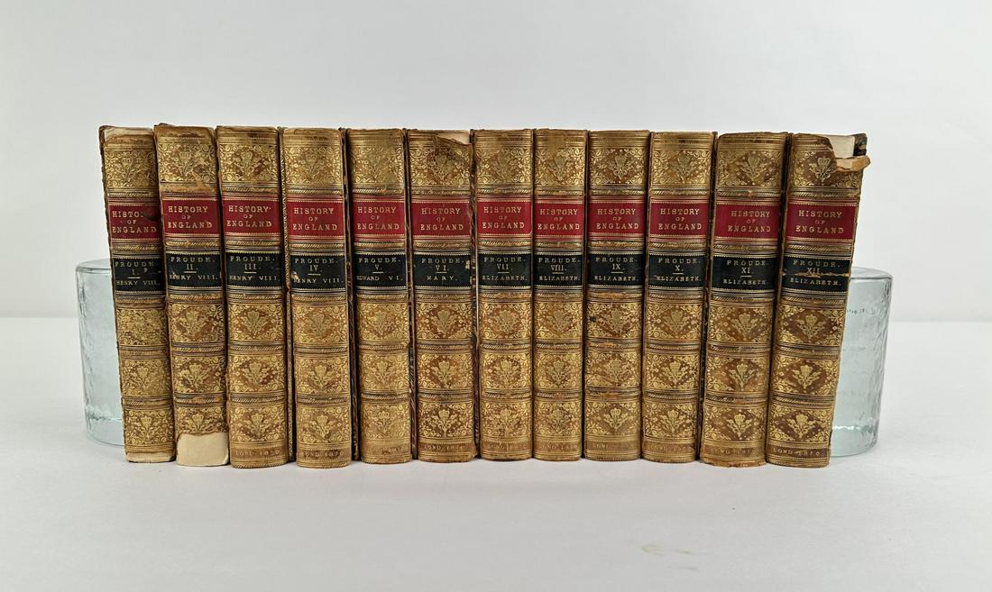 History of England in 12 Volumes: The Fall of Wolsea to the Defeat of the Spanish Armada. James Anthony Froude. 1870