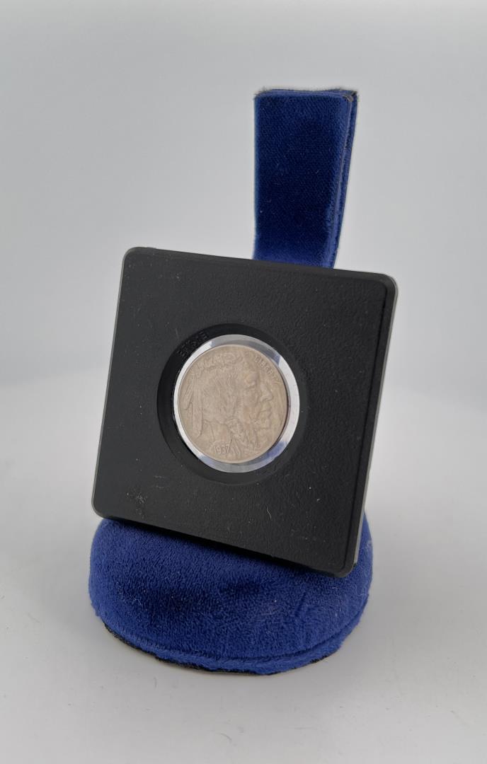 1937 D 3 Leg Buffalo Nickel (1 of 3)