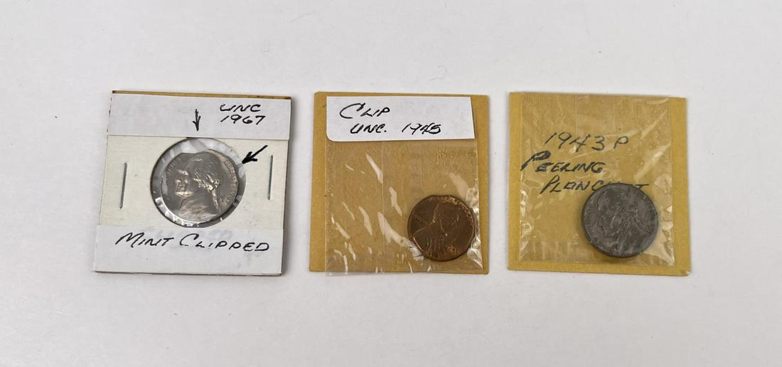 Collection of Error Coins (1 of 3)