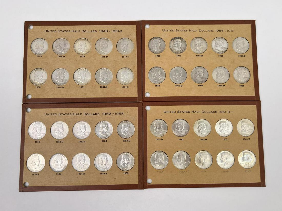 Franklin Silver Half Dollar Set (1 of 7)