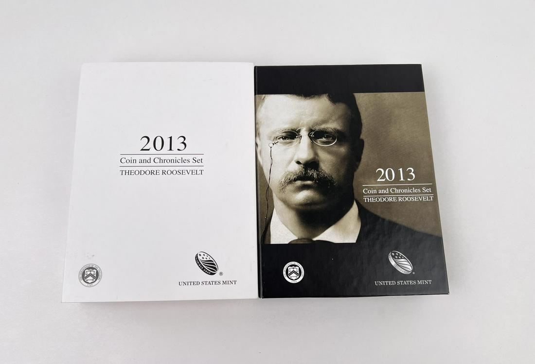 2013 Theodore Roosevelt Coin and Chronicles Set: Nice set.