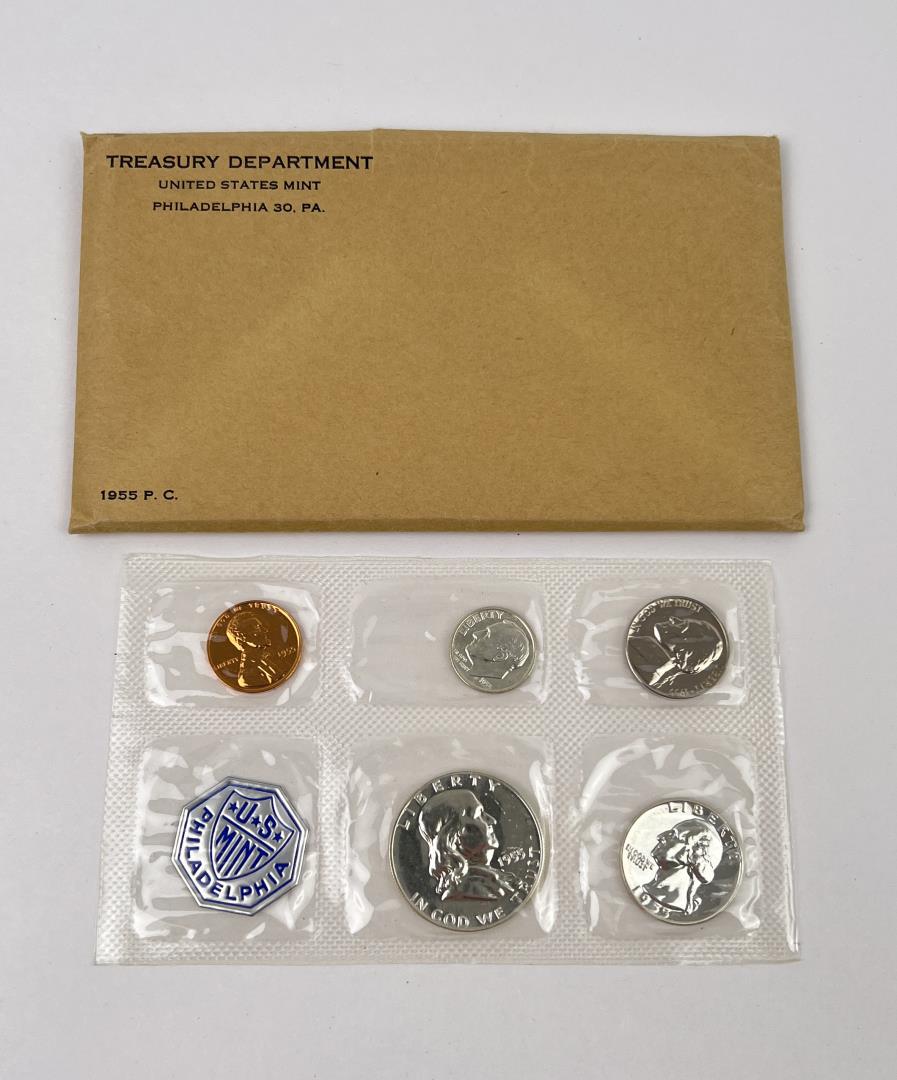 1955 US Mint Silver Proof Set (1 of 3)