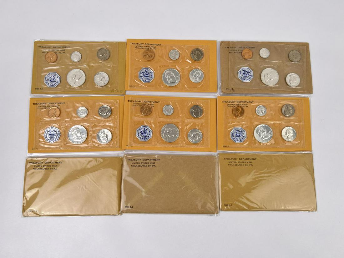1958 US Mint Silver Proof Sets (1 of 4)