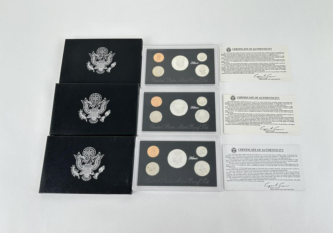 1992 US Mint Silver Proof Sets (1 of 6)