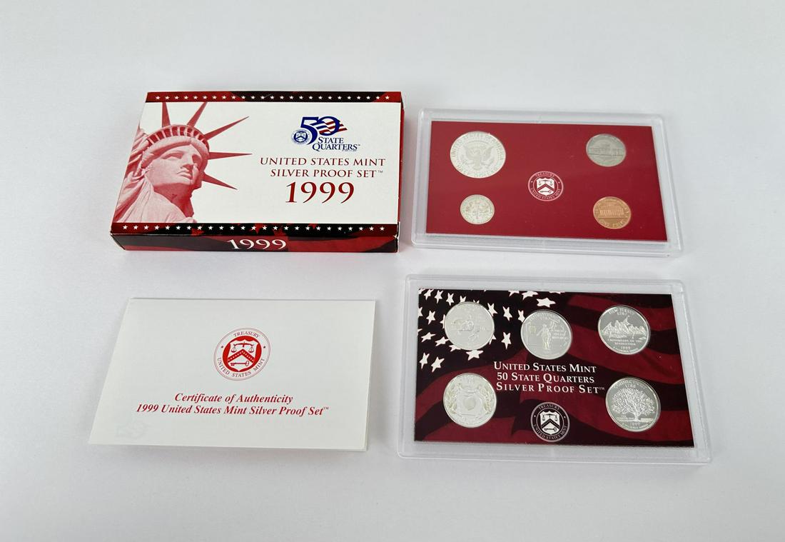 1999 US Mint Silver Proof Set (1 of 4)