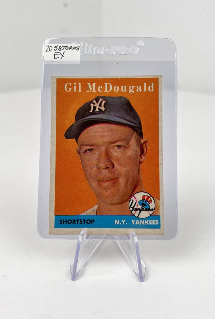 1958 Topps Gil McDougald #20 Baseball Card (1 of 3)