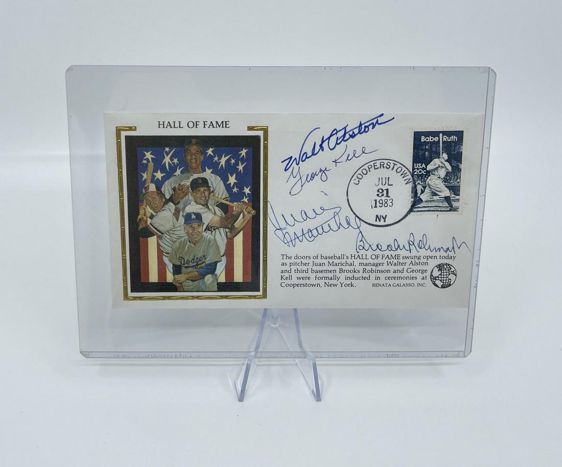 Baseball Hall of Fame First Day Issue Auto (1 of 3)