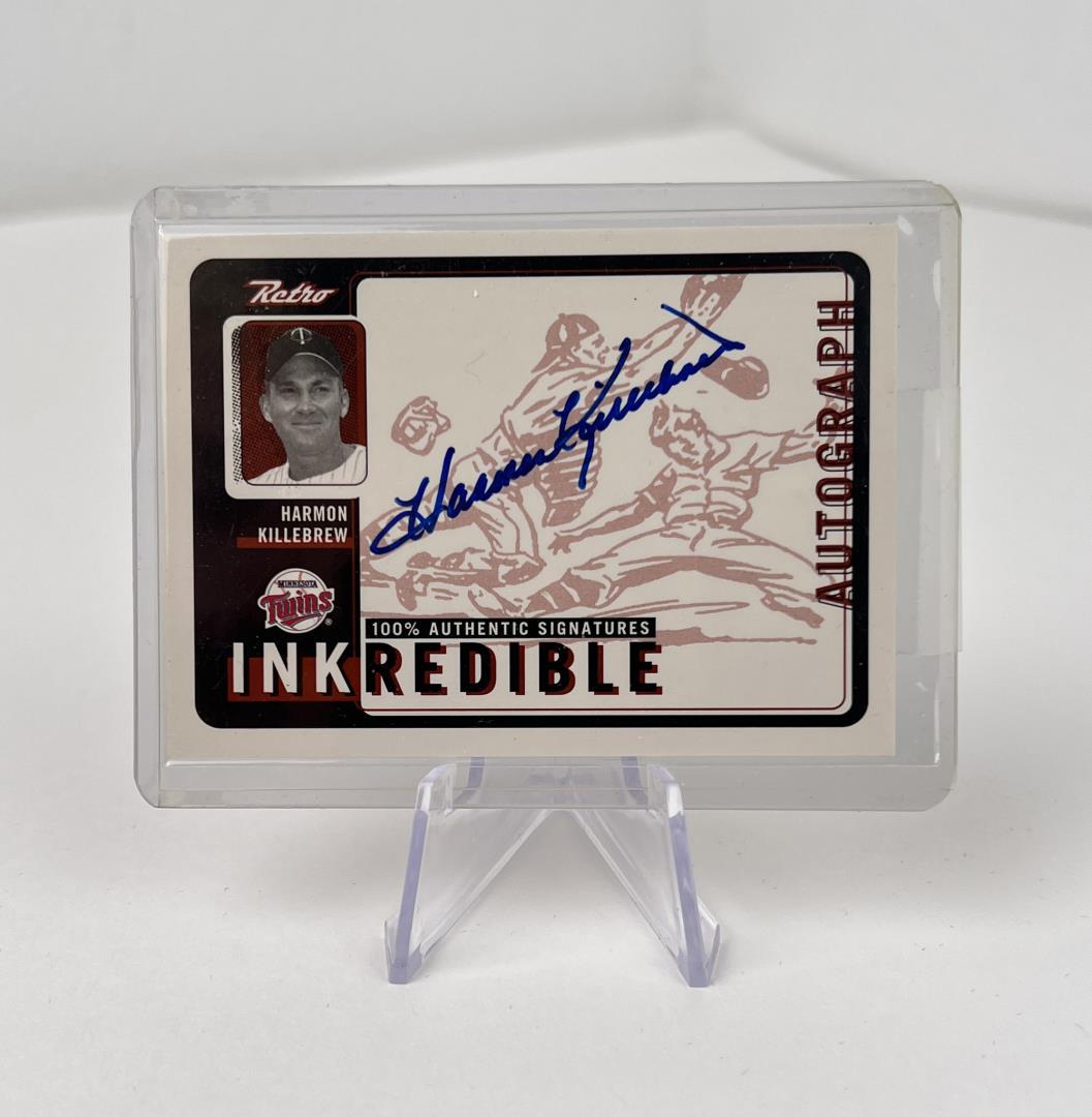 1999 Upper Deck Harmon Killebrew Auto Card (1 of 3)