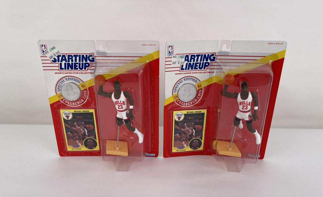 Starting Lineup Basketball Figures Michael Jordan: Nice grouping.