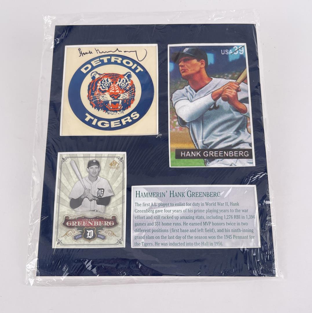 Hank Greenberg Signed Detroit Tigers Print (1 of 3)