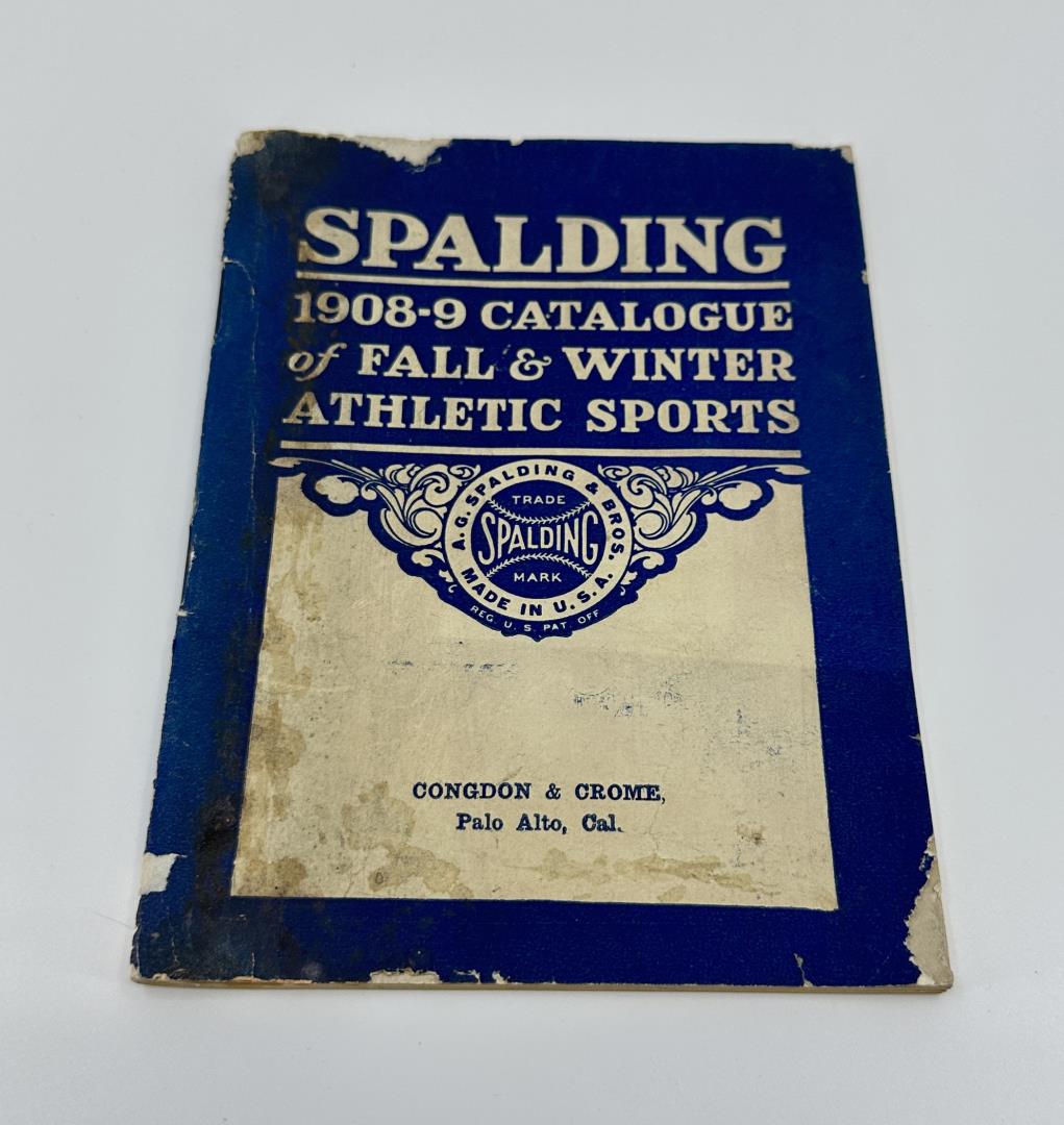 1908-9 Spalding Athletic Sporting Goods Catalog (1 of 5)