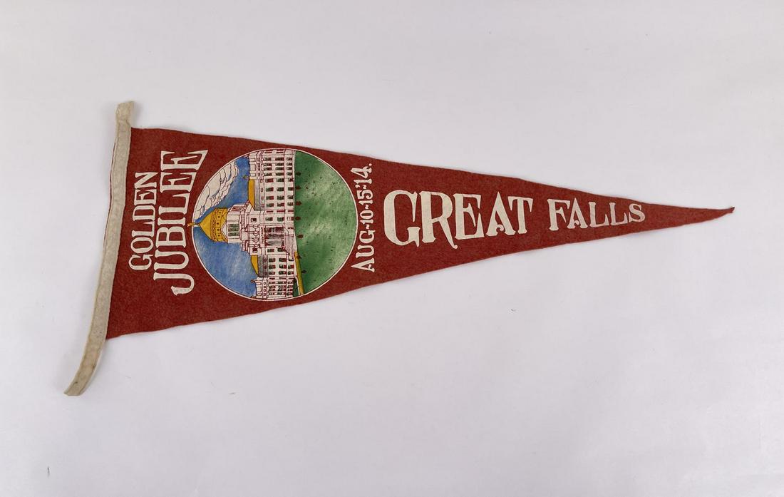 Great Falls Montana Jubilee Pennant 1914 (1 of 3)