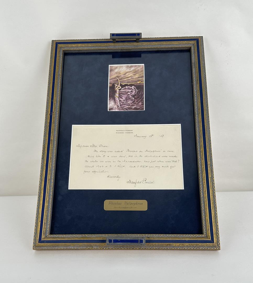 Original Maxfield Parrish Letter (1 of 6)