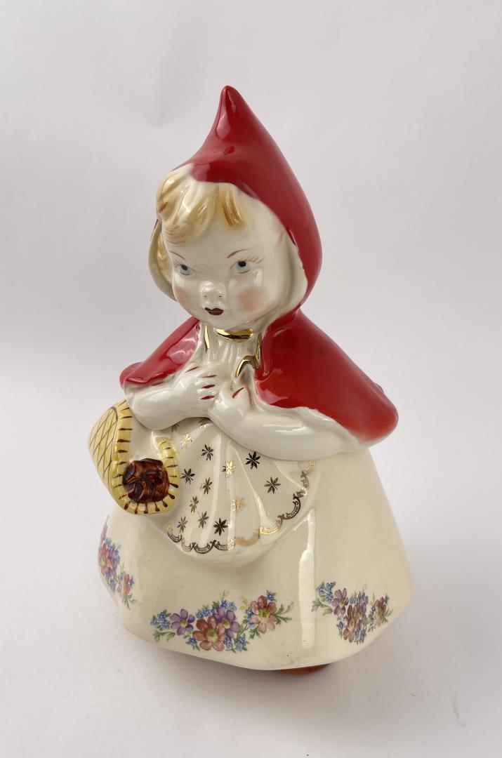 Hull Little Red Riding Hood Cookie Jar: 12 3/4" tall. Nice example.