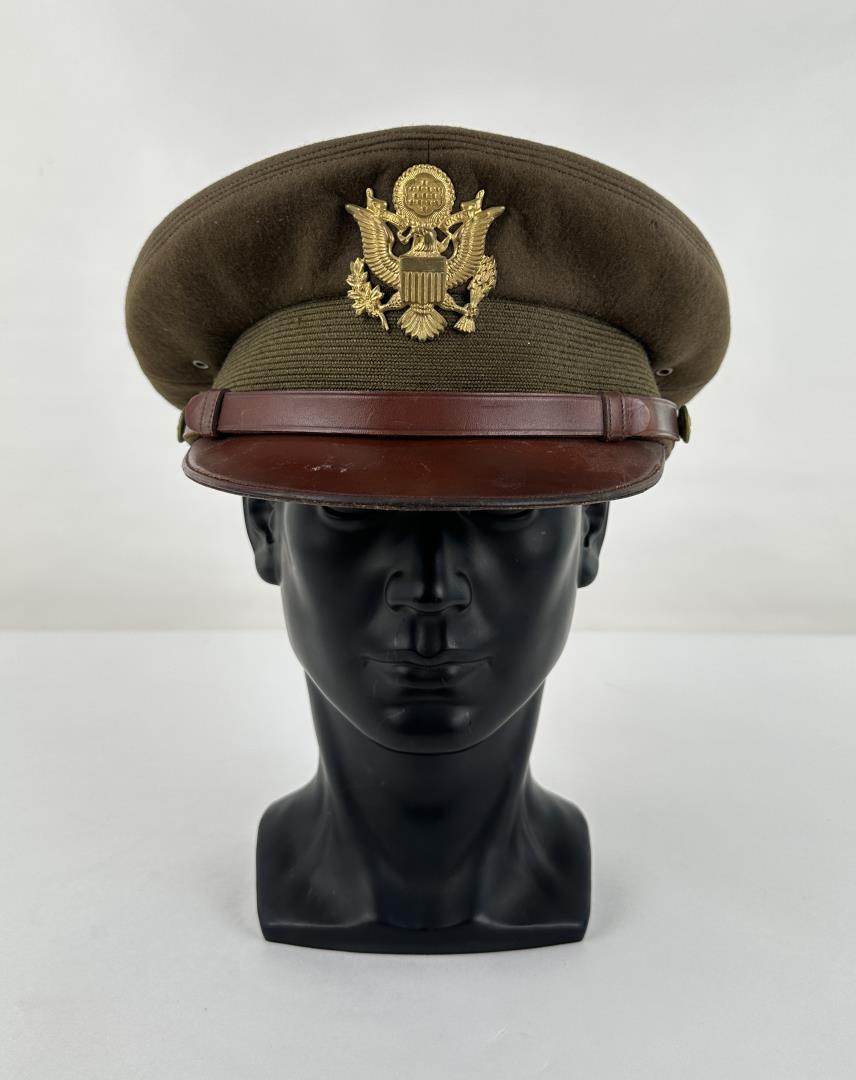 WW2 Officers Peak Cap: Size 7 3/8