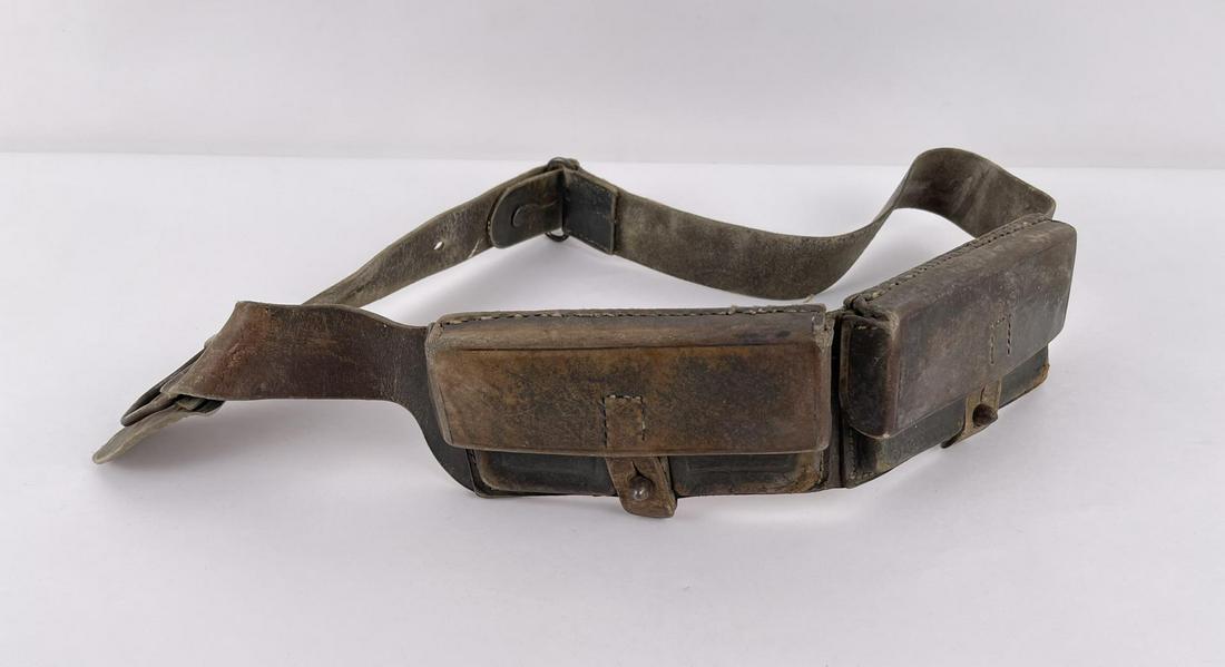 WW2 Italian Cavalry Carcano Bandoleer: Nice example