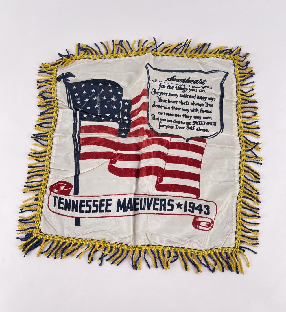 WW2 Tennessee Maneuvers Pillow Case: Nice example