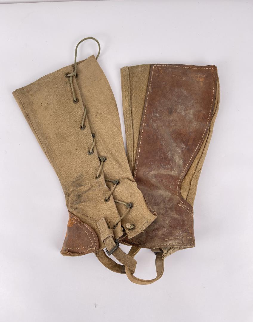 WW1 WWI Model 1916 Cavalry Leggings: Nice set.