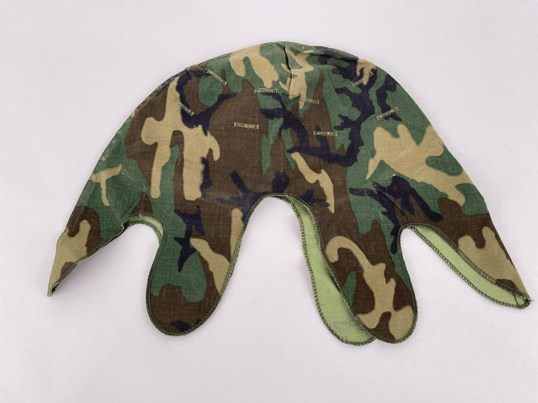 Post Vietnam War US Army M1 Helmet Cover: Woodland pattern