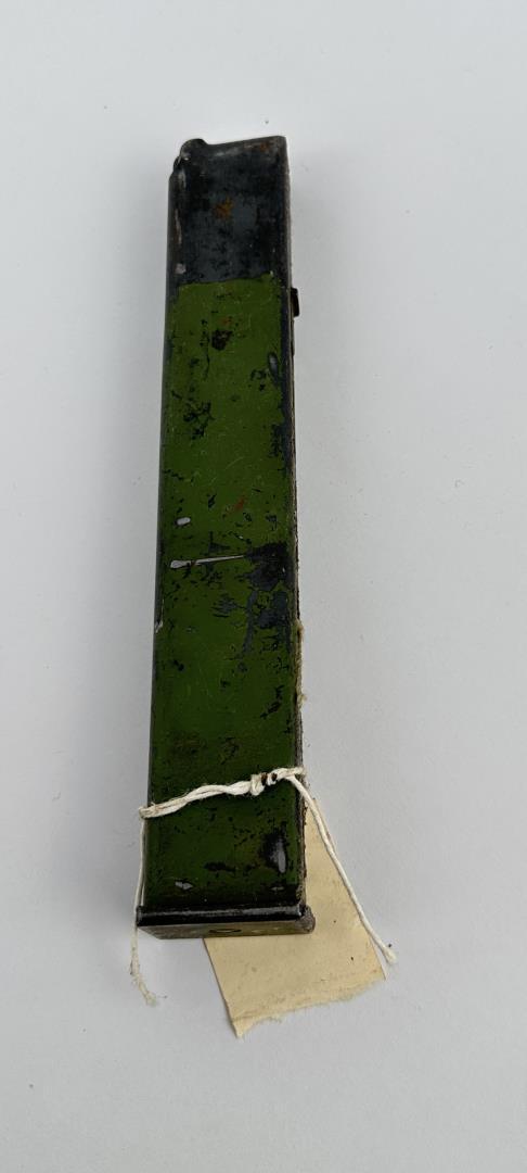 WW2 Australian OWEN Sub Machine Gun Magazine: No sales to the following areas, a bid from any of these restricted areas will result in immediate termination of your ability to place bids with our auction company in perpetuity: Internationally, Ca