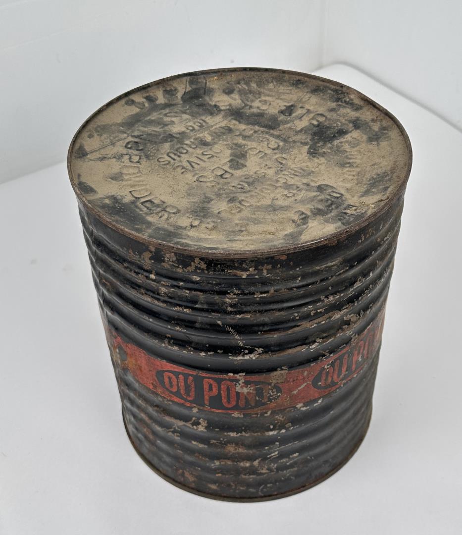 Dupont Black Powder Can 25lbs: Empty