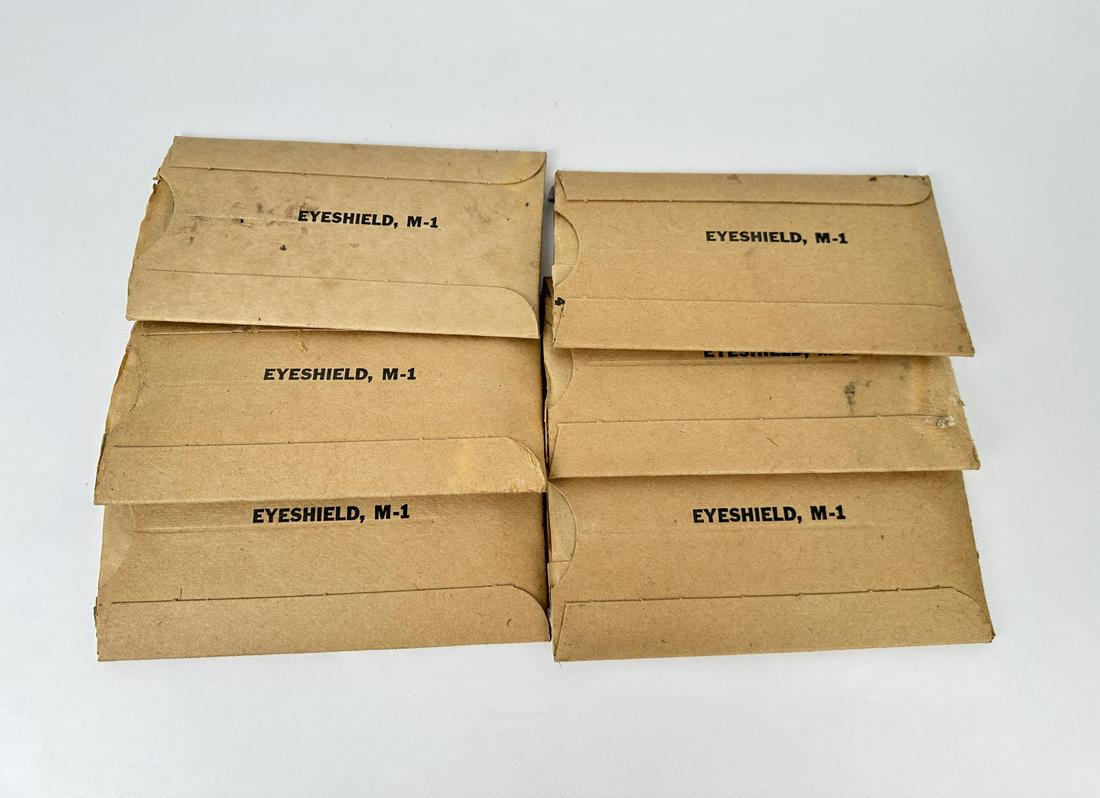 Lot of Army Chemical Gas Mask Eye Shields: Nice Grouping.