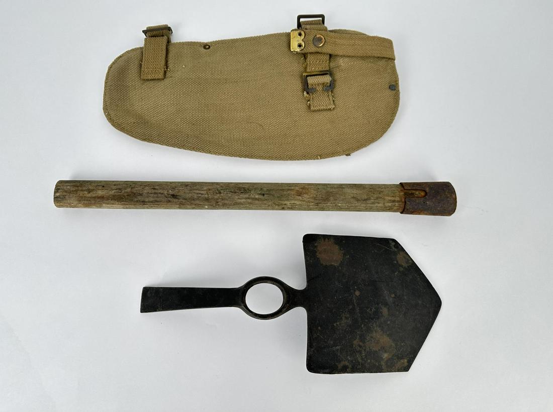 WW2 British Entrenching Shovel Tool Set: Nice example