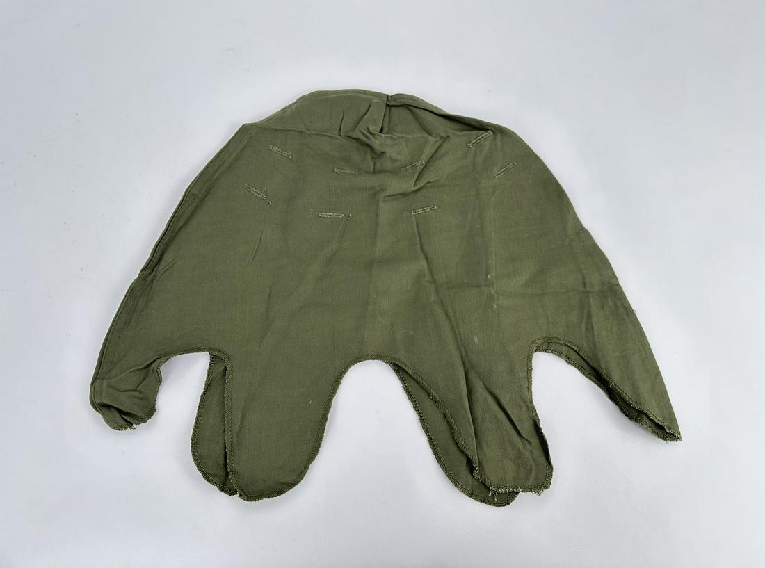 Korean War OD Green Helmet Cover: New old stock