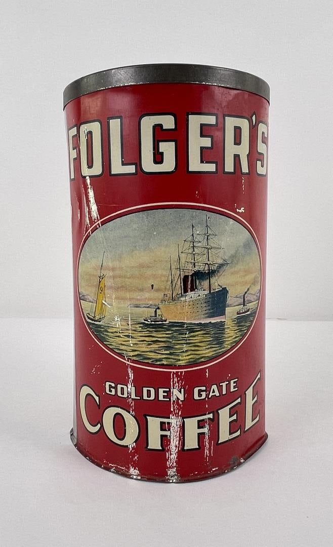 Folgers Golden Gate Coffee Tin Can (1 of 6)