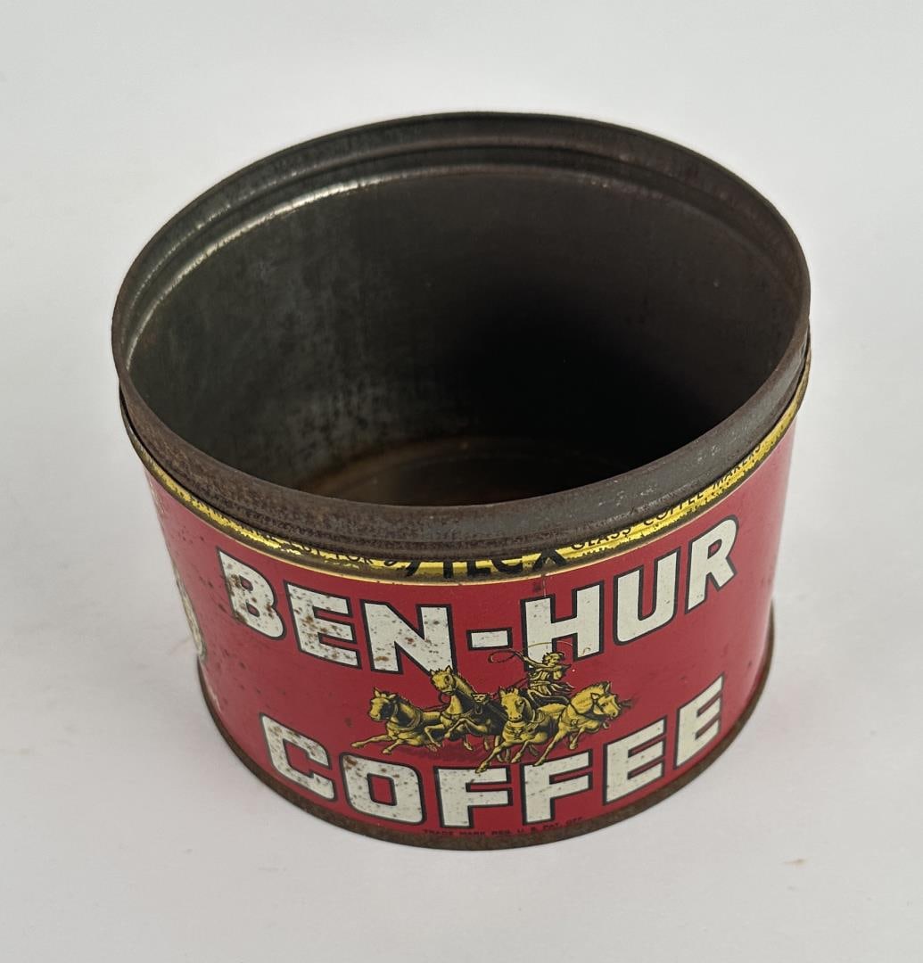 Ben Hur 1 Pound Coffee Tin Can (1 of 5)